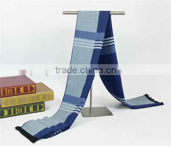 Wholesale Men Custom Made Palid Cotton Winter Scarf photo-3
