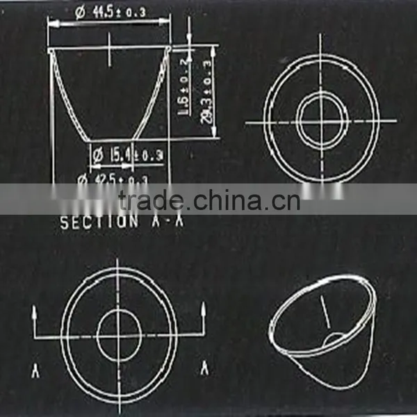 New Hight Led COB Plastic Reflector for Spotlight Led photo-2