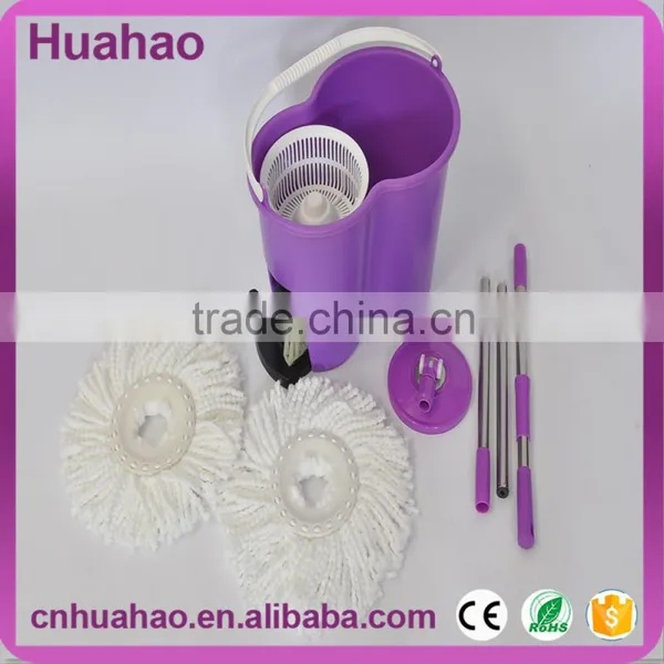 Most Popular Stainless Steel Handle Walkable Rotating Mop photo-6