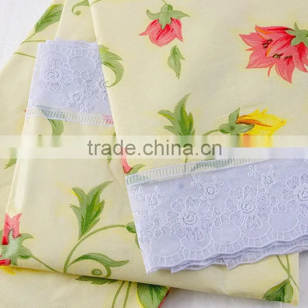 PVC/PEVA Lace Tablecloth With Waterproof & Oilproof photo-6