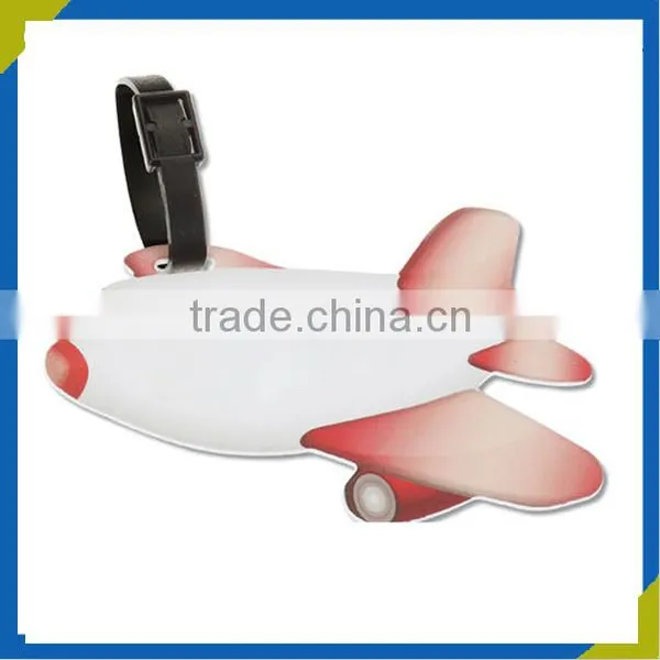Customized Made Luggage Tags Airplane Luggage Tag Aircraft Logo Rubber Tag photo-4