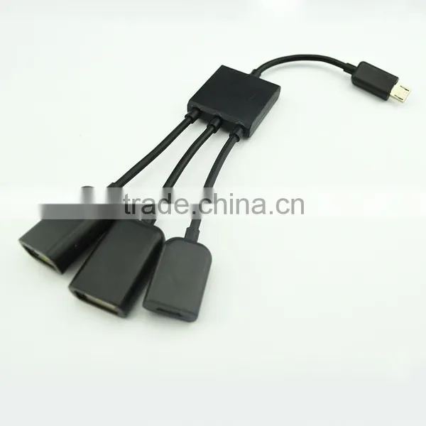 High Quality High Speed Male to Female Micro Usb Hub Wire 2.0 With Pva Jacket photo-5