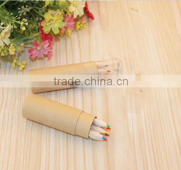 3.5'' Manufacturers Selling 6 Colors Lead Into the Kraft Paper Boxfluorescent Colored Penci photo-3
