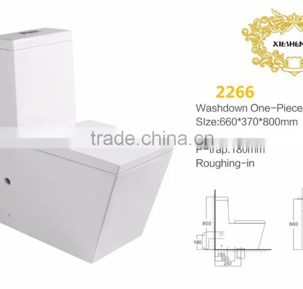 China Ceramic One Piece Sanitary Ware Toilet WC photo-2