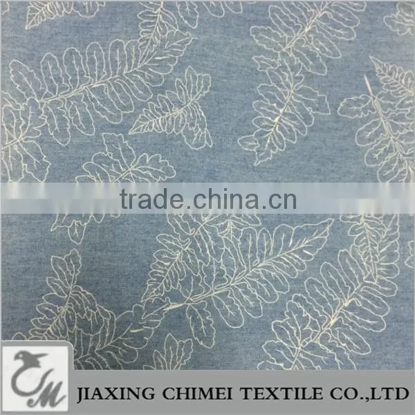 Jiaxing Dot Printed Pattern of Cotton Denim for Denim Jacket photo-4