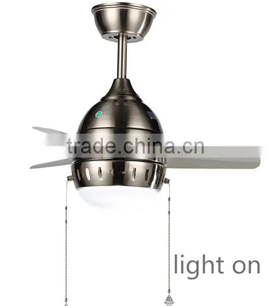 Modern Mini Fan Glass Shade Pendant Light photo-2