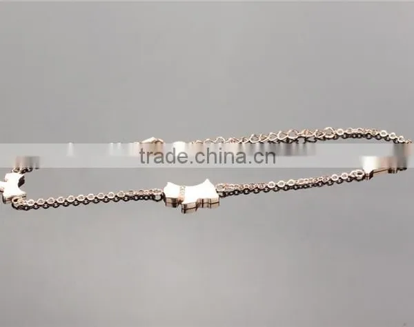Fashionable Wholesale Rose Gold Plated Extension Chain Indian Anklet Jewelry photo-4