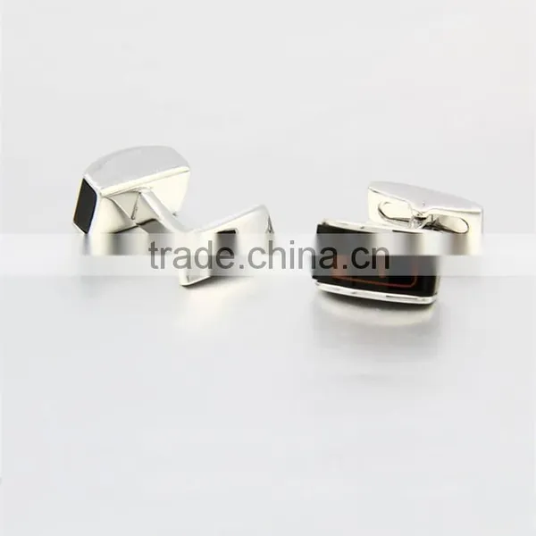 High End Gifts for Men Stainless Steel Good Quality Black Plating Vintage Cufflinks photo-3