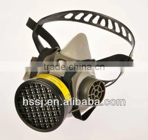 2016 Military Gas Mask Half Face Gas Mask New Actived Carbon Filter TPR Frame Military Gas Masks Disposable photo-2