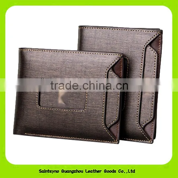 16899 Funky Human Portable Soft Mens Cow Leather Wallet