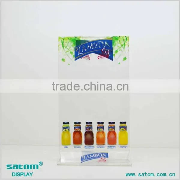 Full Color Printing Acrylic Display Stand for Beer /Drink/ Wine Promotion photo-2