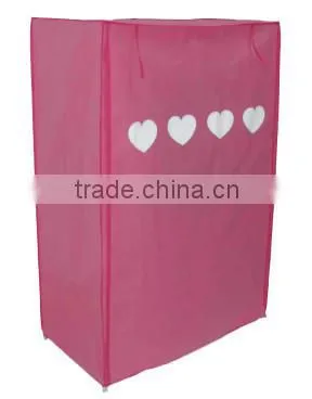 HEART SHAPE PETTERN CHEAP WARDROBE CLOSET FOR CHILDREN BEDROOM