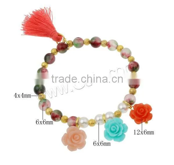 Korea Flower Pearl Bracelet Flower Model photo-3