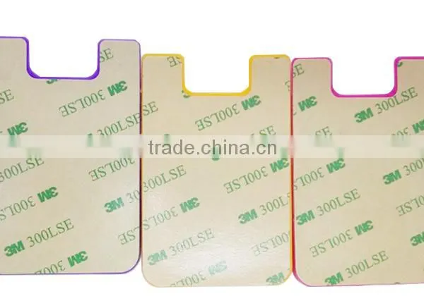 Silicone Bank Card Holder for Cell Phone photo-4