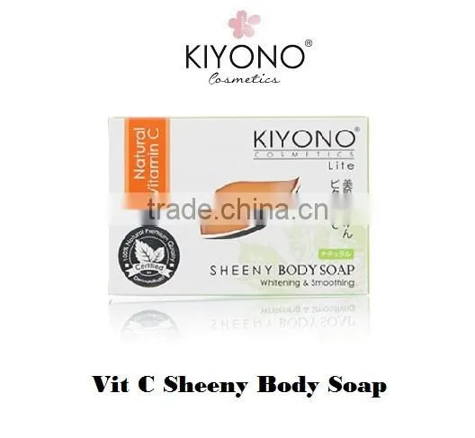 "KIYONO" Collagen Vitamin C Sheeny Best Skin Whitening Bath Soap
