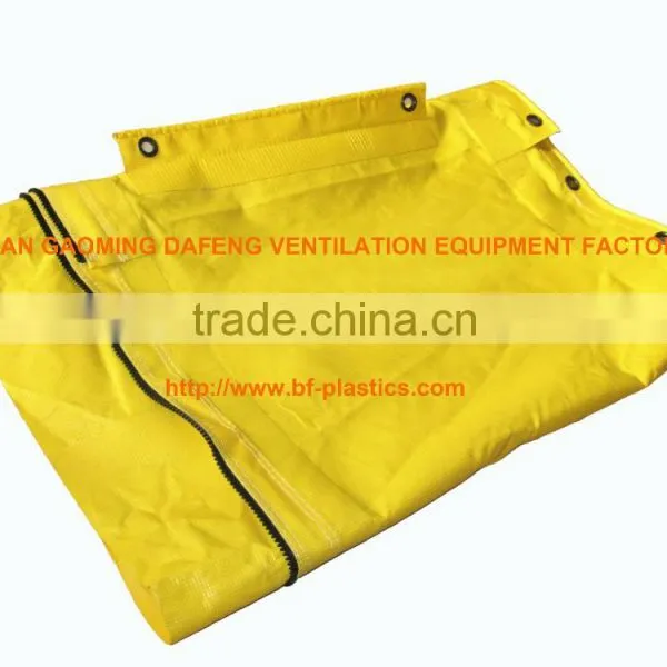 Zipper Ends Lay Flat Air Supply Duct Hose for Tunnel and Coal Mine Ventilation photo-2