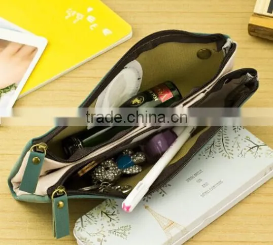 Hot Sale Two Pockets School Pencil Bag/pencil Case photo-2
