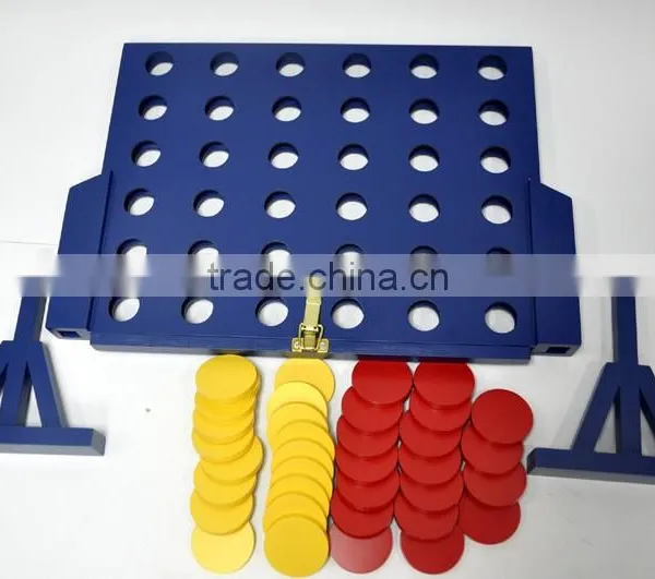Giant Garden Game Wooden Connect Four Chess photo-3