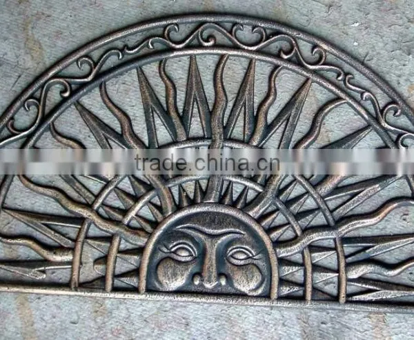 Half-round Cast Iron Metal Doormat photo-3