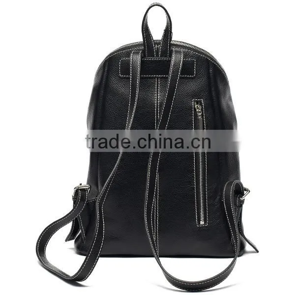Elegance Western Popular Style Girls Leather Backpack Bags photo-4