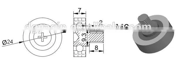 Good Quality Dr24 Plastic Ball Bearing 6x24x7mm photo-6