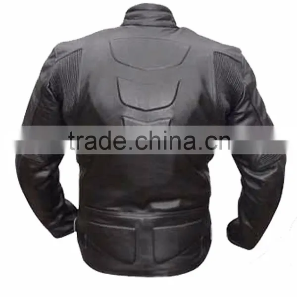 ARMOUR LEATHER MOTOR BIKE RACING JACKET photo-3