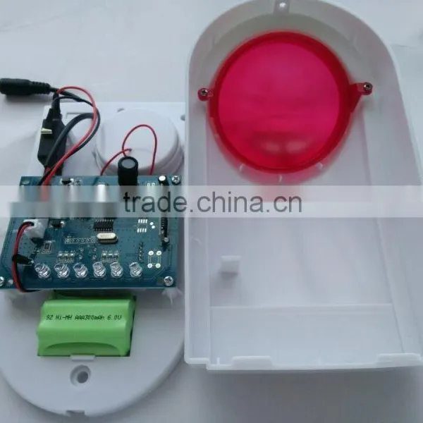 Wireless Outdoor Siren Tamper Alarm Wireless Siren With Strobe Light Combined Strobe Light Electronic Siren Alarm SL-350W photo-3