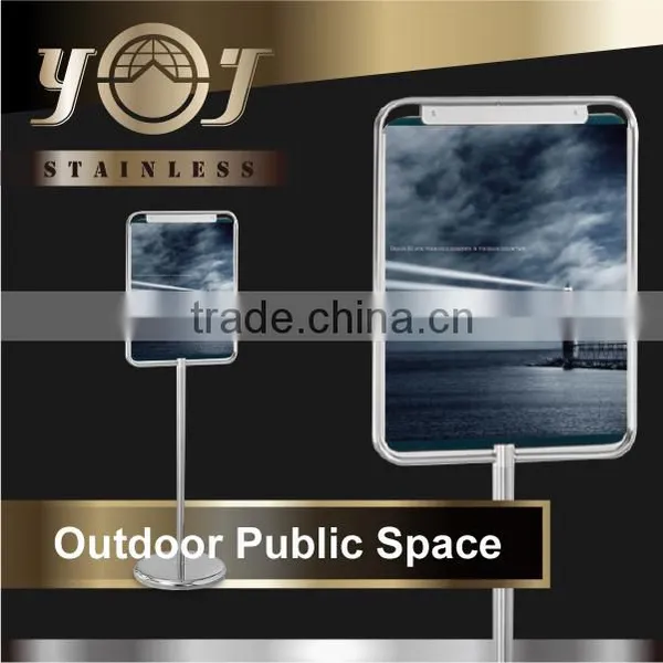 New Design Steel Poster Board Stands Acrylic Display Stand photo-2