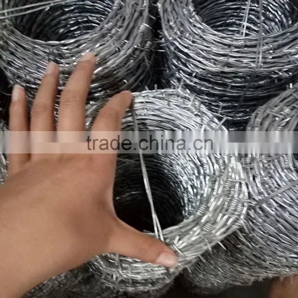 Hot Dipped Galvanized Weight of Barbed Wire Price per Roll/barbed Wire Price photo-2