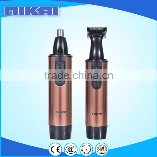 High Quality 2 in 1 Manual Nose Hair Trimmer Corded NK-2020