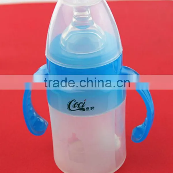 Silicone Baby Bottle Feeding and Baby