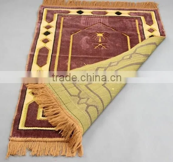 Hot Sale New Design Unique MashaAllah Travelling Islamic Muslim Prayer Mat photo-6