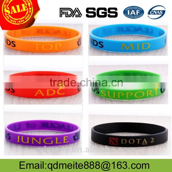 Hot Sale Wristband Custom OEM Printed Silicone Bracelet