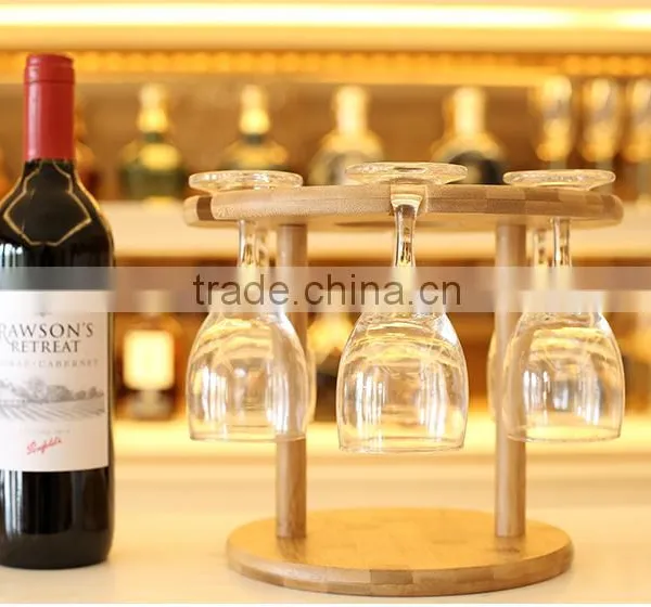 Bamboo Wine Glass Rack