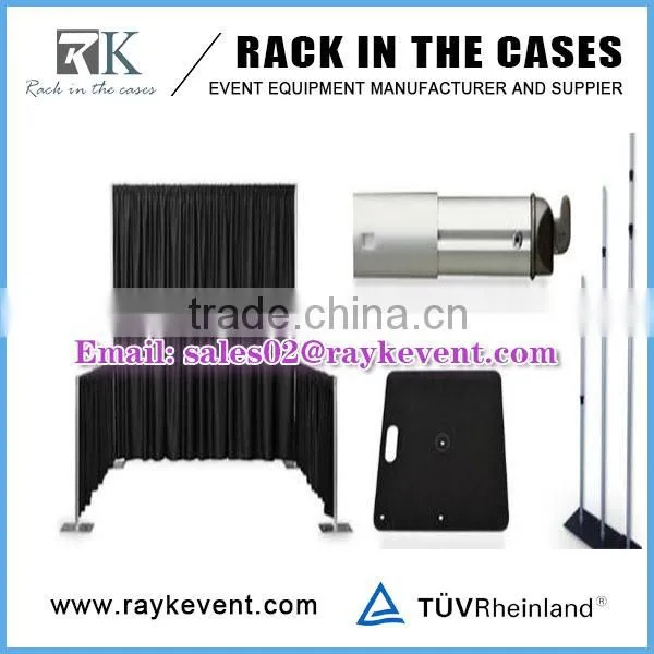 Easy assemble exhibition pipe and drape pipe and drape system