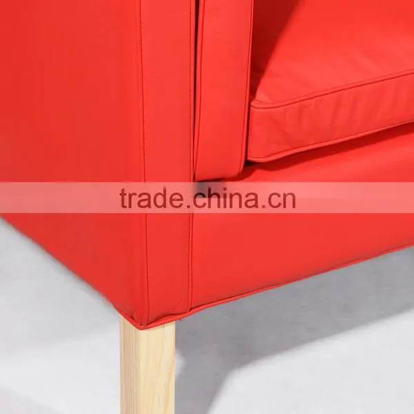 Danish Designer Furniture Colorful Leather Sofa Borge Mogensen 2213 Supplier's Choice photo-3