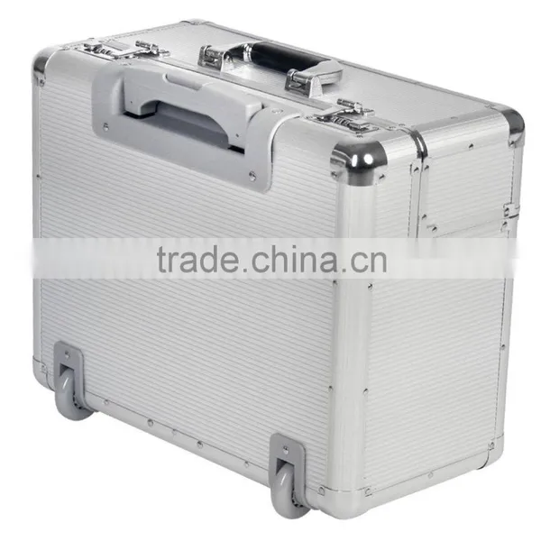 New Products 2016 Aluminium Trolley Pilot Case Trolley Vanity Case