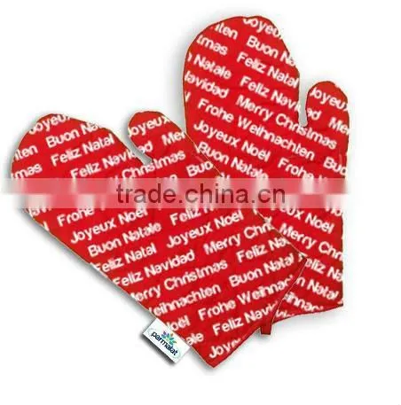 Customized Gloves Design Printing Kitchen Oven Mitt Wholesale photo-4