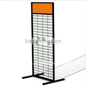 2 Sided Metal Sandal Display Stand With Sign Holder