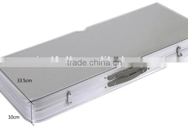 Wholesale Dispaly Dinner Aluminum Adjustable Folding Outdoor Table Set photo-5