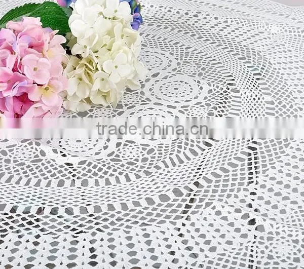CROCHET PVC TABLECLOTH-ZT-762 RD90CM photo-6