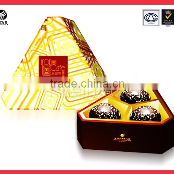 Custom Decorative Cardboard Luxury Paper Kraft Chocolate Box for Wedding Invitation photo-3
