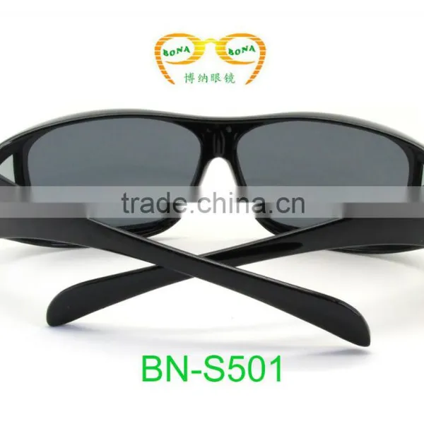 New Design Four Lens Custom Black Polarized Sport Sunglass Night Vision GogglesUV400 photo-4