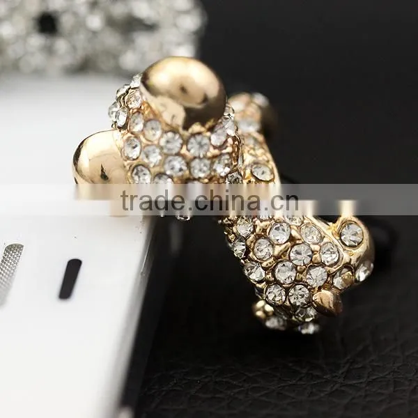 Rhinestone Dust Plug Luxurious Crown Earphone Dust,promotion Gift A46 photo-6