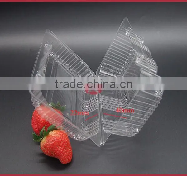 BOPS Eco-Friendly Disposable Plastic Food Packaging Box for Fresh Sushi Cake,etc. photo-3