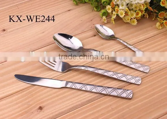 New Style Single Cheap Stainless Steel Cutlery Set photo-5