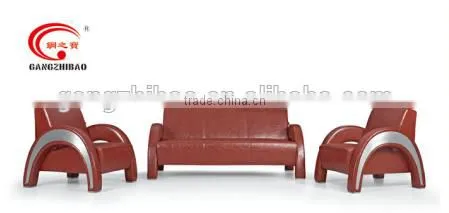 Green Leather Fancy Sectional Sofa Sets 131 G-319 photo-3