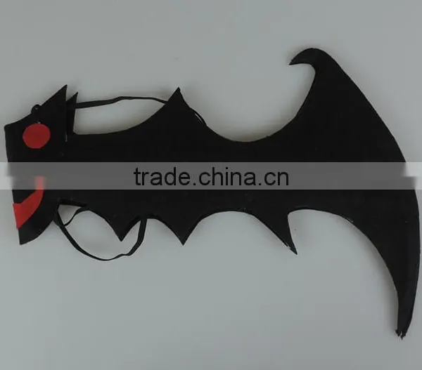 Black and Red Bat Wing Halloween Party Demon Wings photo-3