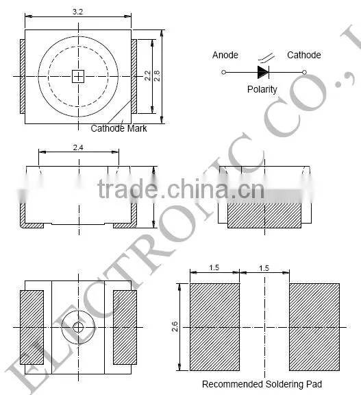 465-475nm 3528 Blue Smd Led photo-2