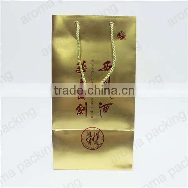 Wholesale Eco-friendly Luxury Black Paper Handbag of New Design for Gift photo-3